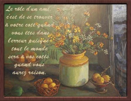 avec toute mon amitié